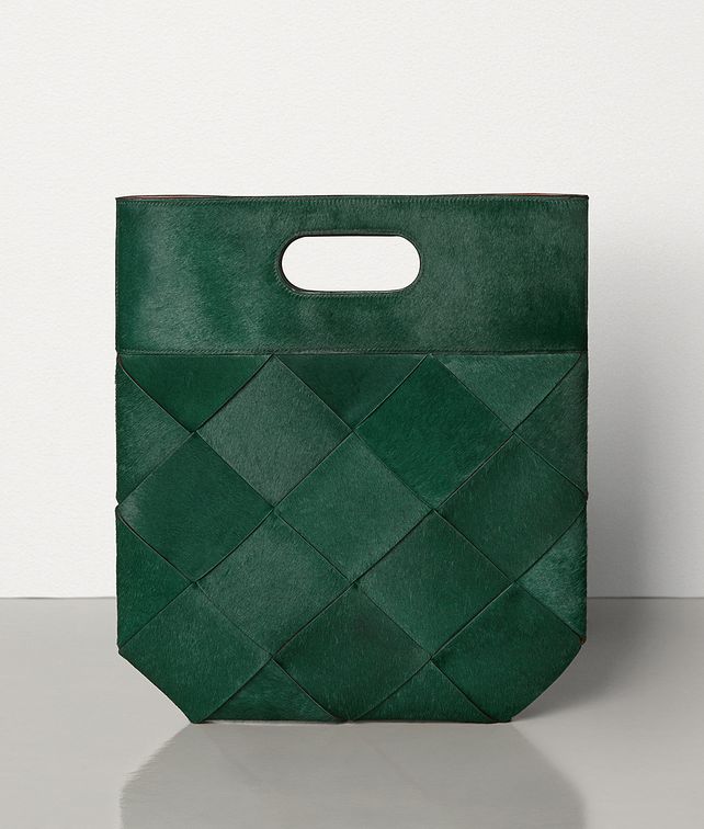 BOTTEGA VENETA SMALL SLIP TOTE IN PONY LUX Top Handle Bag Woman fp