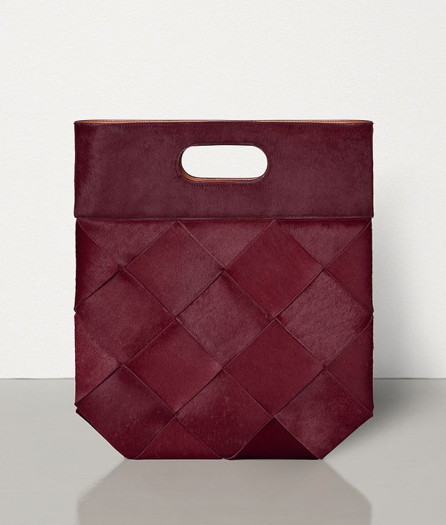 BOTTEGA VENETA SMALL SLIP TOTE IN PONY LUX Top Handle Bag Woman fp