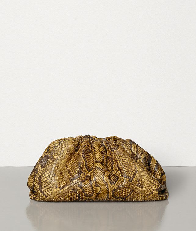 BOTTEGA VENETA THE POUCH IN PYTHON Clutch Woman fp