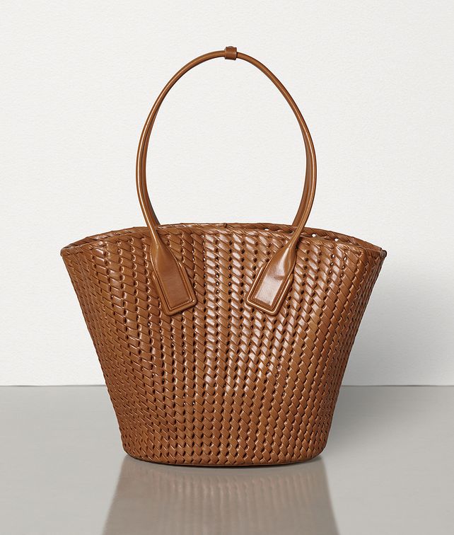BOTTEGA VENETA MEDIUM BASKET TOTE IN INTRECCIO RETE Tote Bag Woman fp