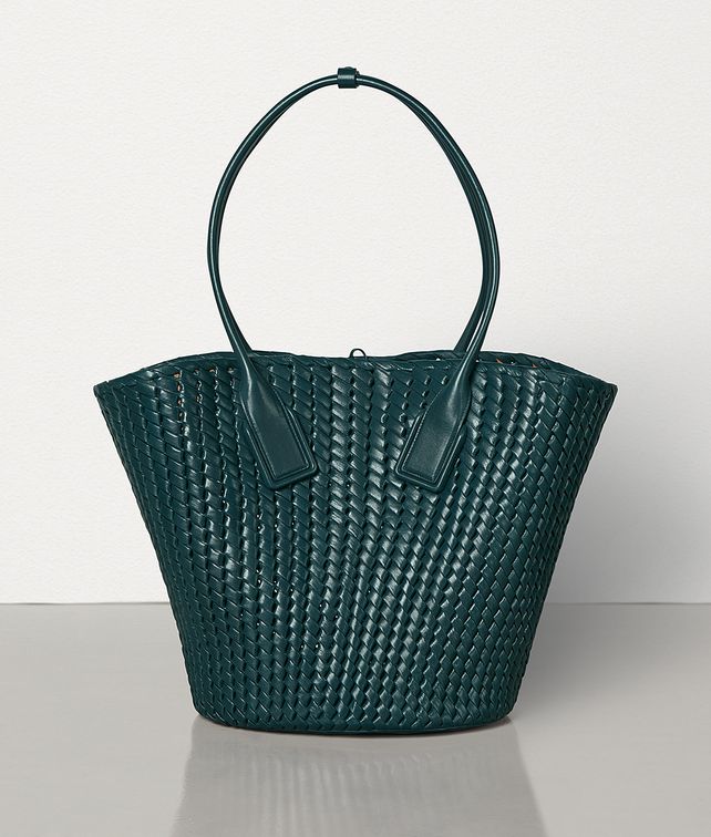 BOTTEGA VENETA MEDIUM BASKET TOTE IN INTRECCIO RETE Tote Bag Woman fp
