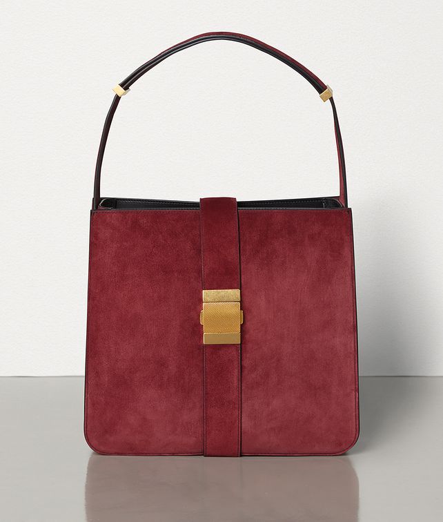 BOTTEGA VENETA MARIE BAG IN CASHMERE SUEDE Shoulder Bag Woman fp