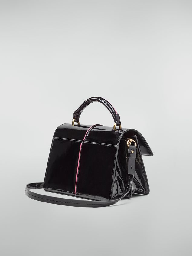 Handbag Marni ATTACHE' crossbody bag in lambskin patent leather Woman