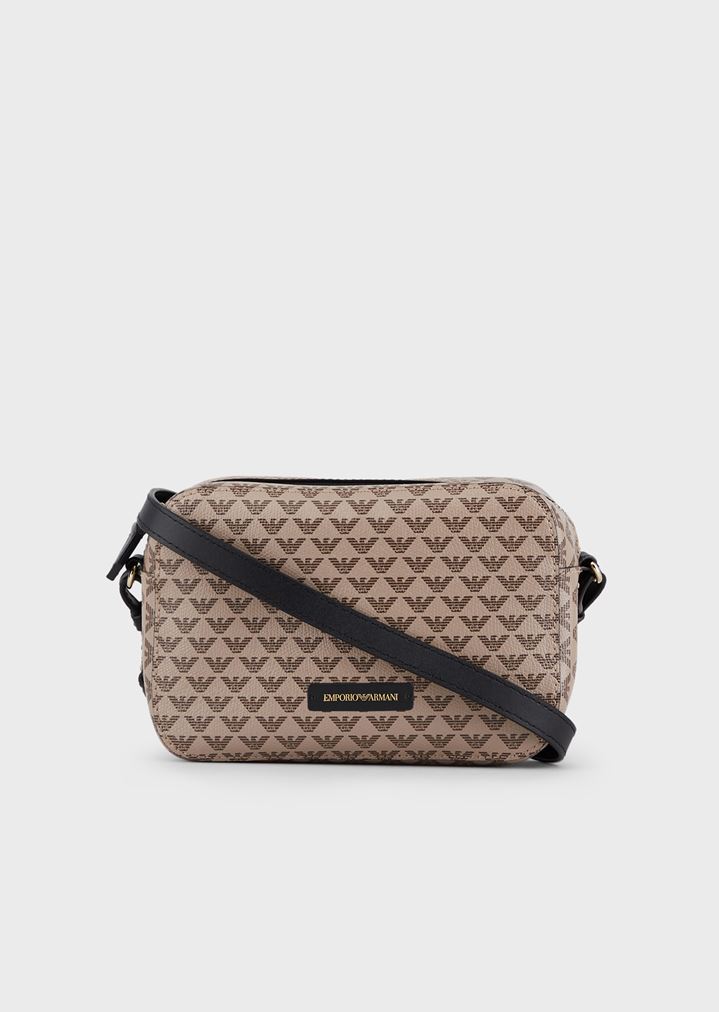 Mini Shoulder Bag With All Over Monogram Mini Shoulder Bag With All Over Monogram