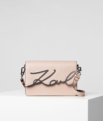 KARL LAGERFELD K/SIGNATURE SHOULDER BAG
