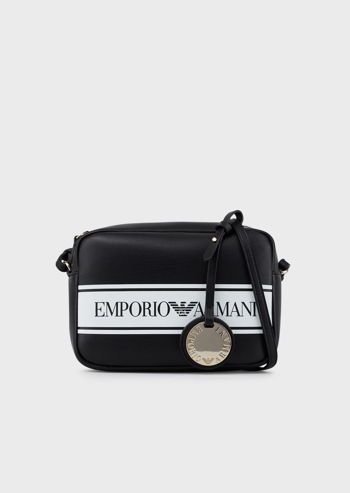 Bolso de hombro con banda con logotipo Bolso de hombro con banda con logotipo