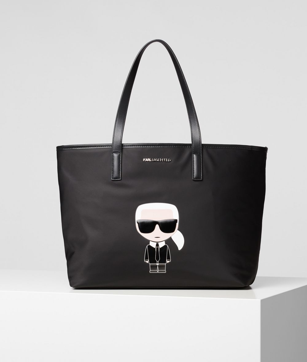 KARL LAGERFELD K/Ikonik Nylon Tote Tote Woman f