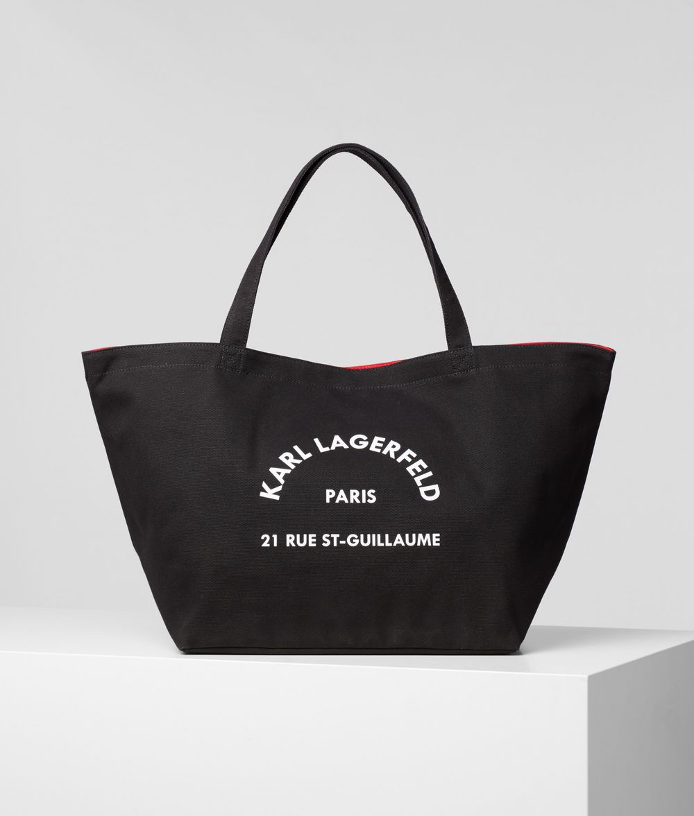 KARL LAGERFELD Rue St Guillaume Tote Canvas Shopper E f