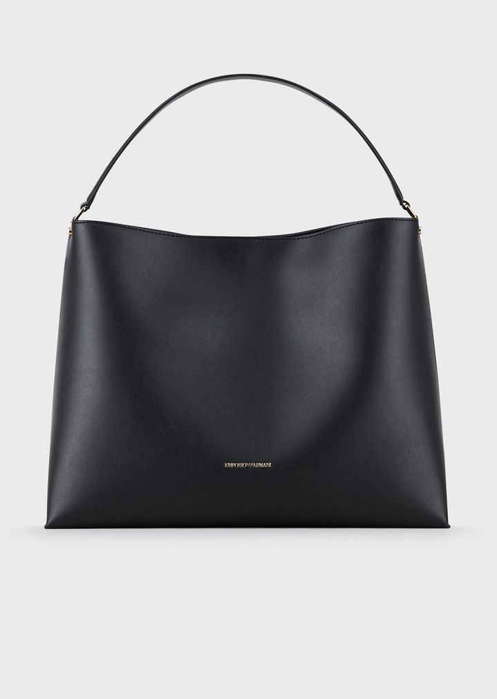 Mini Goat Print Shoulder Bag With Screen Printed Logo