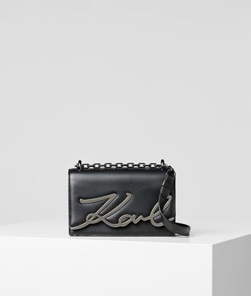 KARL LAGERFELD K/SIGNATURE SMALL SHOULDER BAG