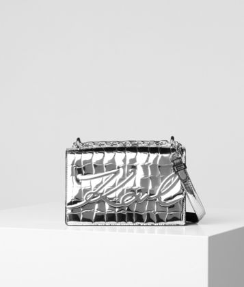KARL LAGERFELD K/SIGNATURE SMALL SHOULDER BAG