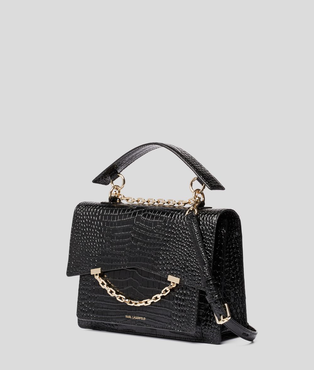 KARL LAGERFELD K/Karl Seven Croc Bag Handbag Woman d