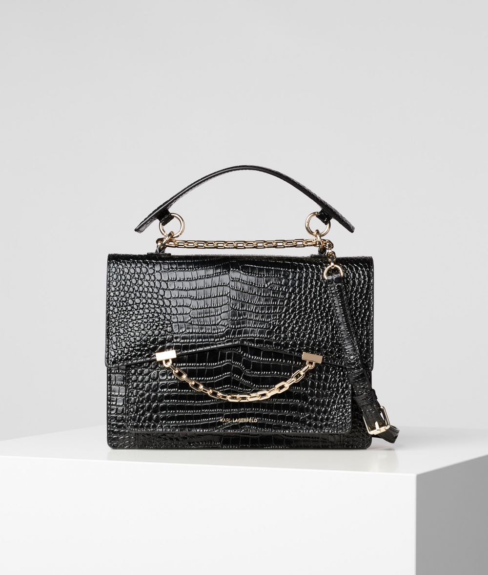 KARL LAGERFELD K/Karl Seven Croc Bag Handbag Woman f