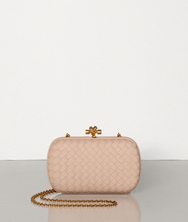 BOTTEGA VENETA CHAIN KNOT IN INTRECCIATO NAPPA Clutch Woman fp