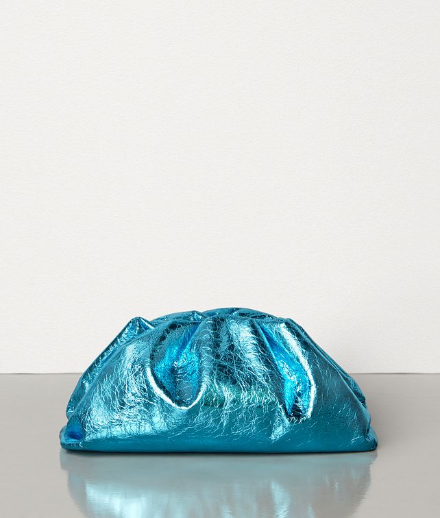 BOTTEGA VENETA THE POUCH IN METALLIC NAPPA Clutch Woman fp
