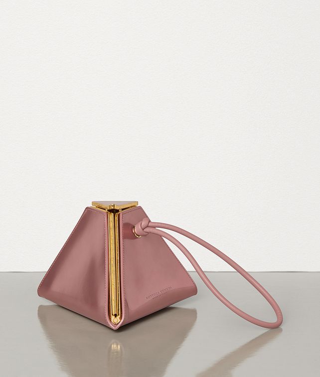 BOTTEGA VENETA PYRAMID BAG IN SPARKLING CALFSKIN Clutch Woman fp