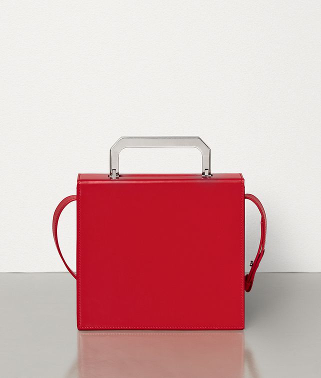 BOTTEGA VENETA MINI TRUNK IN SPAZZOLATO CALFSKIN Messenger Bag E fp