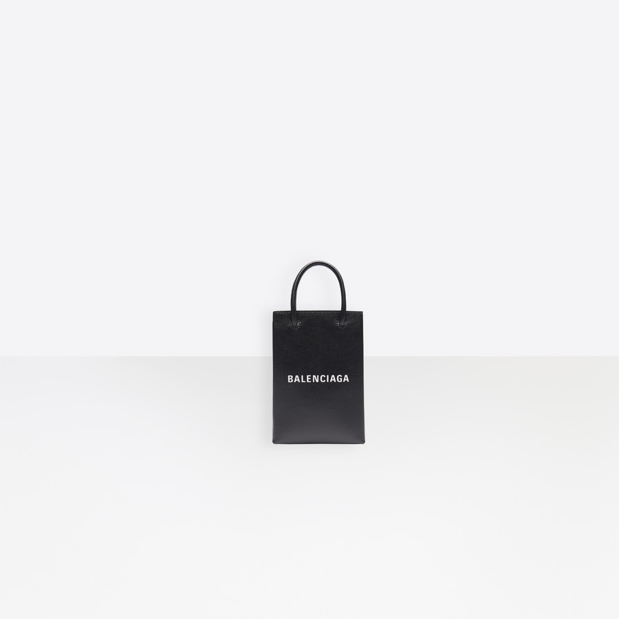 Shopping Phone Holder Black | Balenciaga