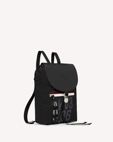 REDValentino ENCRYPTED LOVE NOTES RED PACKER BACKPACK