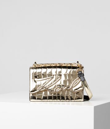 KARL LAGERFELD K/SIGNATURE SMALL SHOULDER BAG