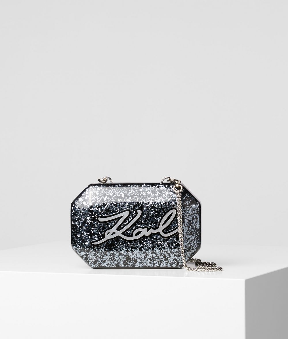 KARL LAGERFELD Karl Shine Minaudière Minaudière Woman f