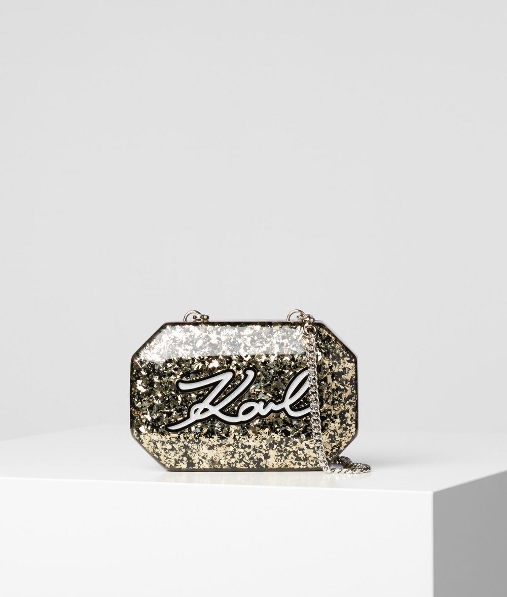 KARL LAGERFELD Karl Shine Minaudière Minaudière Woman f