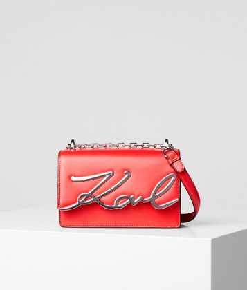 KARL LAGERFELD K/SIGNATURE SMALL SHOULDER BAG