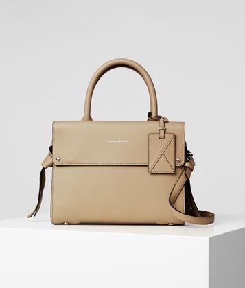 KARL LAGERFELD K/IKON ミニ トップハンドル バッグ KARL LAGERFELD K/IKON ミニ トップハンドル バッグ