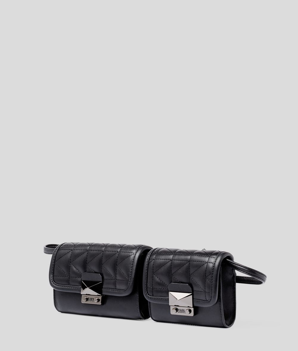 KARL LAGERFELD K/Kuilted Double Bag Fanny pack Woman d