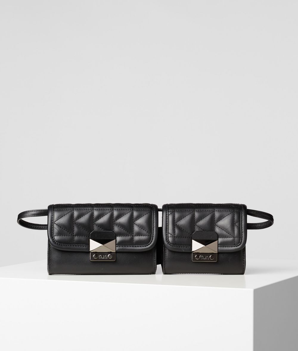KARL LAGERFELD K/Kuilted Double Bag Fanny pack Woman f