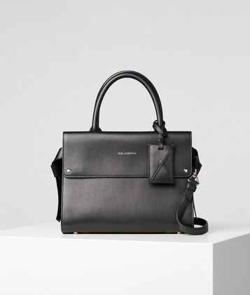 KARL LAGERFELD K/IKON ミニ トップハンドル バッグ KARL LAGERFELD K/IKON ミニ トップハンドル バッグ