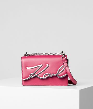 KARL LAGERFELD K/SIGNATURE SMALL SHOULDER BAG