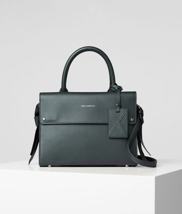 KARL LAGERFELD K/IKON ミニ トップハンドル バッグ KARL LAGERFELD K/IKON ミニ トップハンドル バッグ
