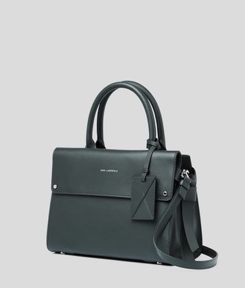 KARL LAGERFELD K/IKON ミニ トップハンドル バッグ KARL LAGERFELD K/IKON ミニ トップハンドル バッグ