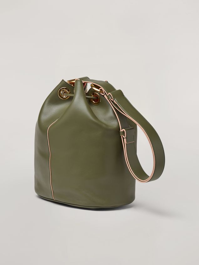 Backpack Marni EARRING bucket bag in smooth calfskin Woman