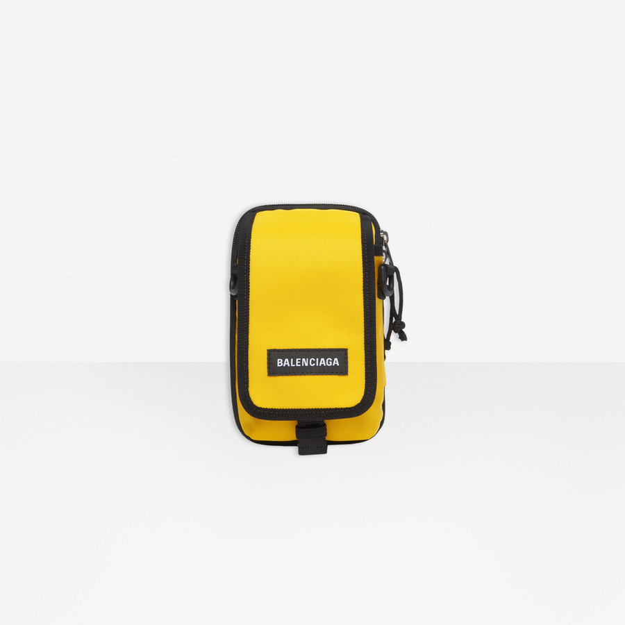balenciaga yellow handbag