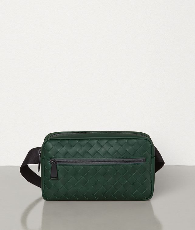 BOTTEGA VENETA BELT BAG IN INTRECCIATO VN Crossbody and Belt Bags Man fp