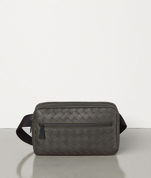 BOTTEGA VENETA BELT BAG IN INTRECCIATO VN Crossbody and Belt Bags Man fp