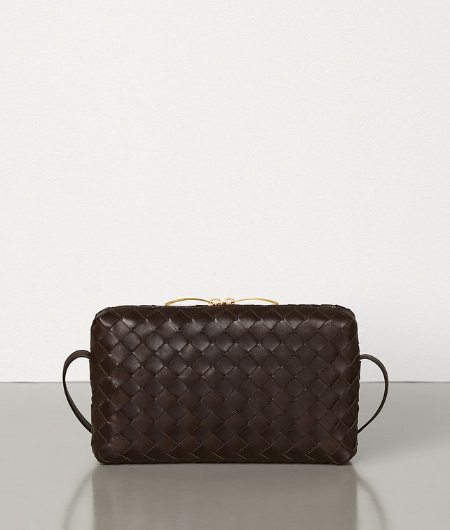 BOTTEGA VENETA SMALL CROSSBODY BAG IN INTRECCIATO NAPPA Crossbody and Belt Bags Woman fp