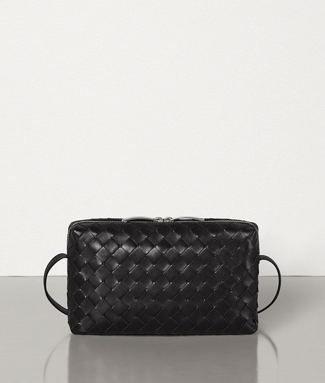 BOTTEGA VENETA SMALL CROSSBODY BAG IN INTRECCIATO NAPPA Crossbody and Belt Bags Woman fp