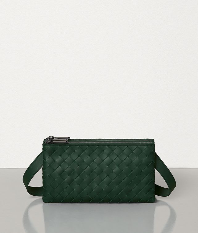 BOTTEGA VENETA LARGE MESSENGER BAG IN INTRECCIATO VN Messenger Bag Man fp