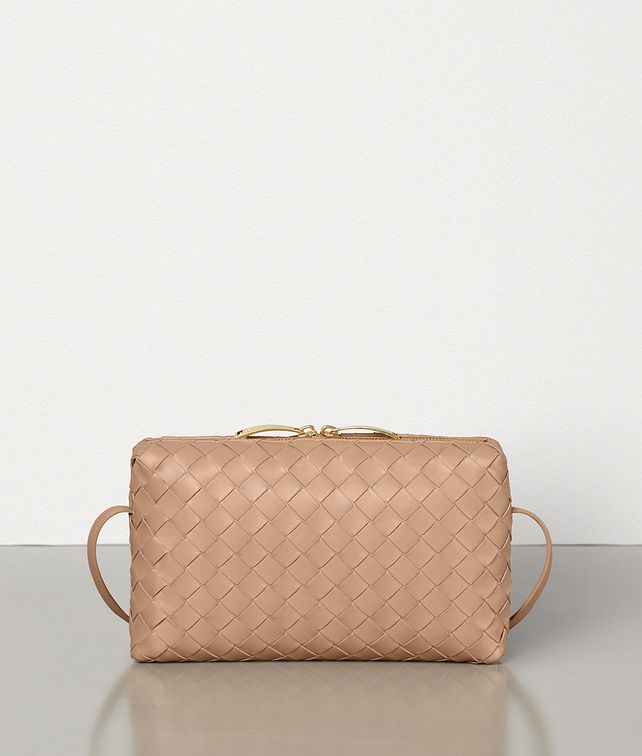BOTTEGA VENETA SMALL CROSSBODY BAG IN INTRECCIATO NAPPA Crossbody and Belt Bags Woman fp