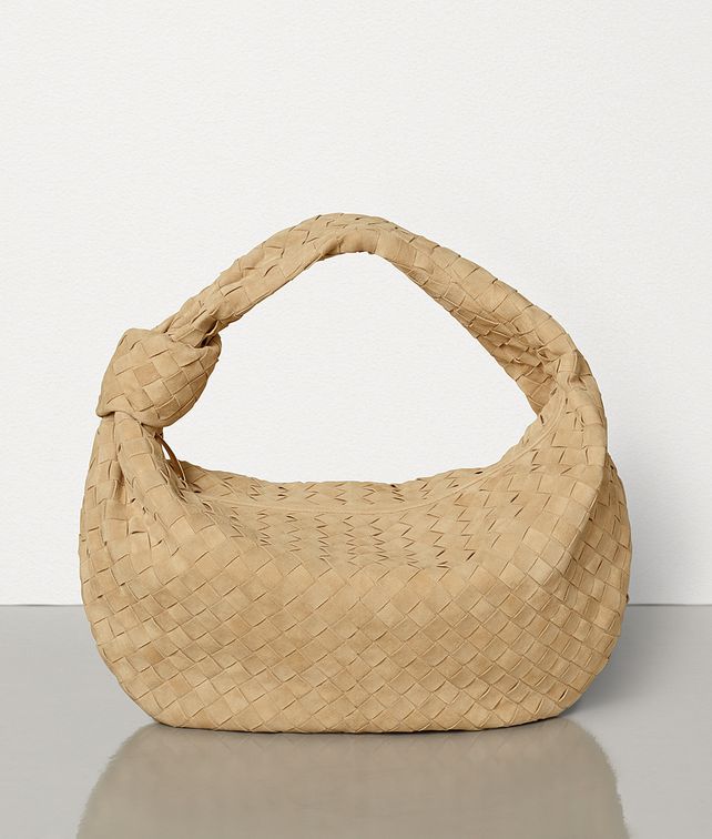 BOTTEGA VENETA MEDIUM BV JODIE IN INTRECCIATO SUEDE Shoulder Bag Woman fp