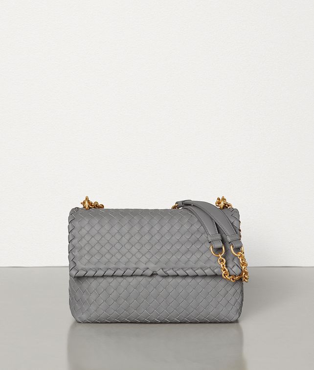 BOTTEGA VENETA SMALL OLIMPIA BAG IN INTRECCIATO NAPPA Shoulder Bag Woman fp