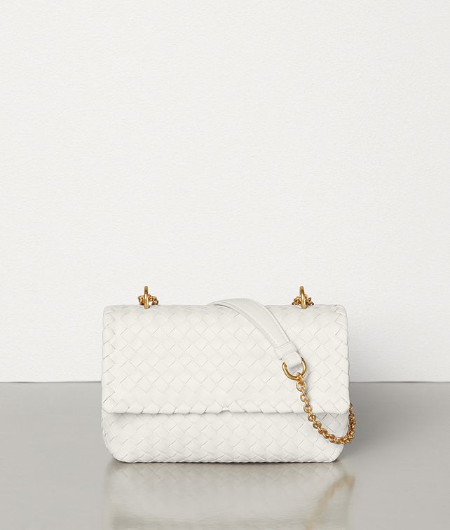 BOTTEGA VENETA BABY OLIMPIA BAG IN INTRECCIATO NAPPA Shoulder Bag Woman fp