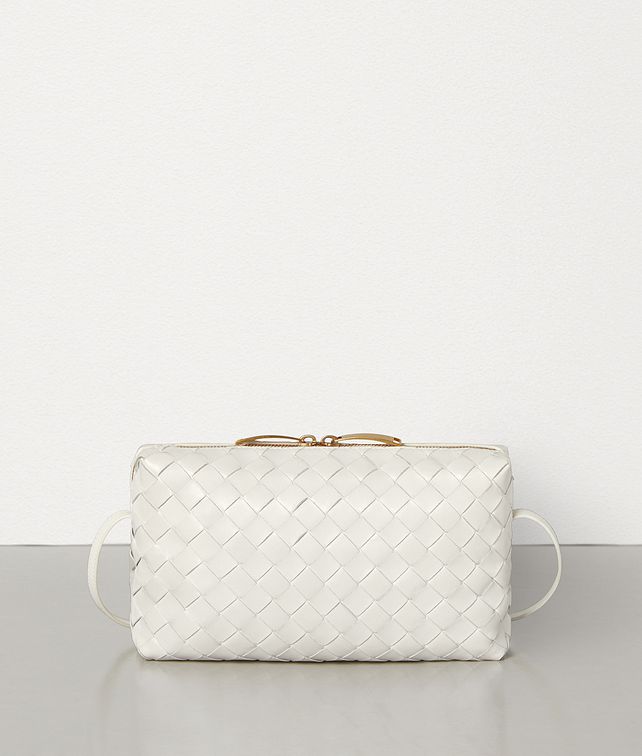 BOTTEGA VENETA SMALL CROSSBODY BAG IN INTRECCIATO NAPPA Crossbody and Belt Bags Woman fp