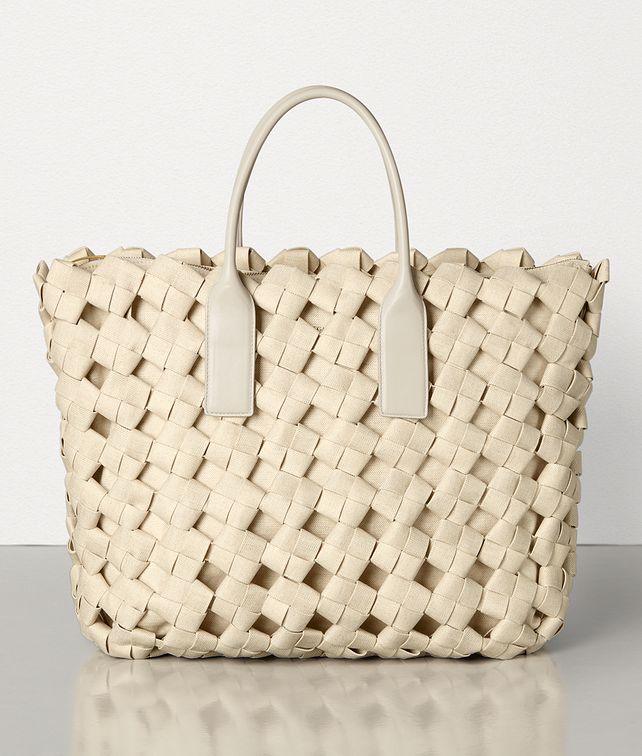 BOTTEGA VENETA TOTE BAG IN INTRECCIATO CROCHET Tote Bag Woman fp