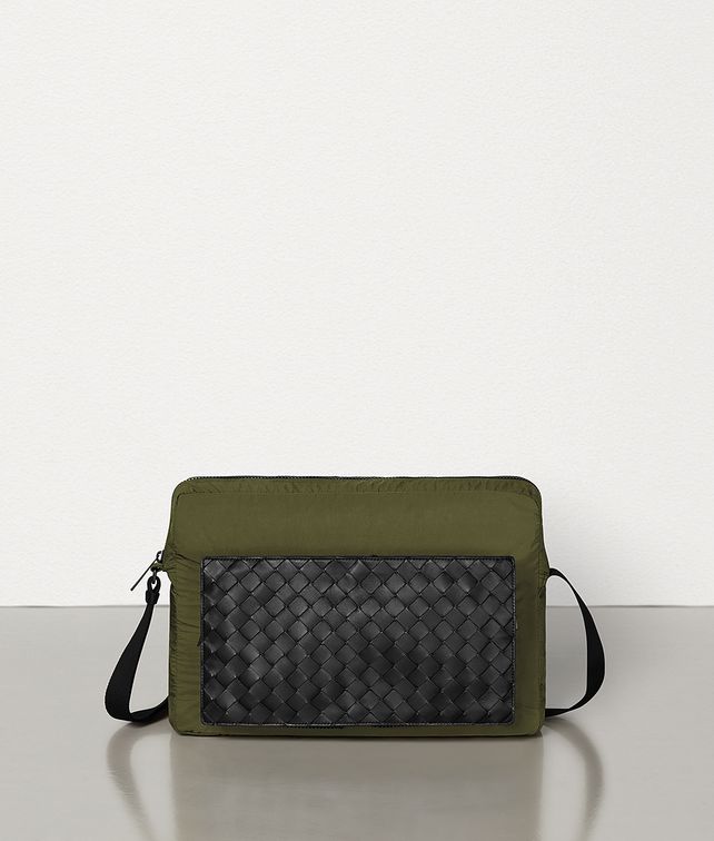 BOTTEGA VENETA MESSENGER IN LIGHT PAPER NYLON Messenger Bag Man fp