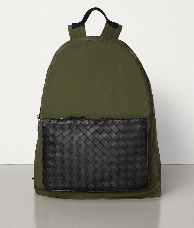 BOTTEGA VENETA MEDIUM BACKPACK IN LIGHT PAPER NYLON Backpack Man fp