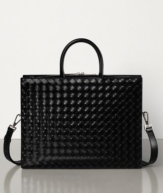 BRIEFCASE IN INTRECCIATO SPAZZOLATO CALF BRIEFCASE IN INTRECCIATO SPAZZOLATO CALF